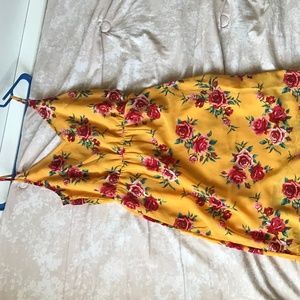H&M Yellow Floral Summer Dress